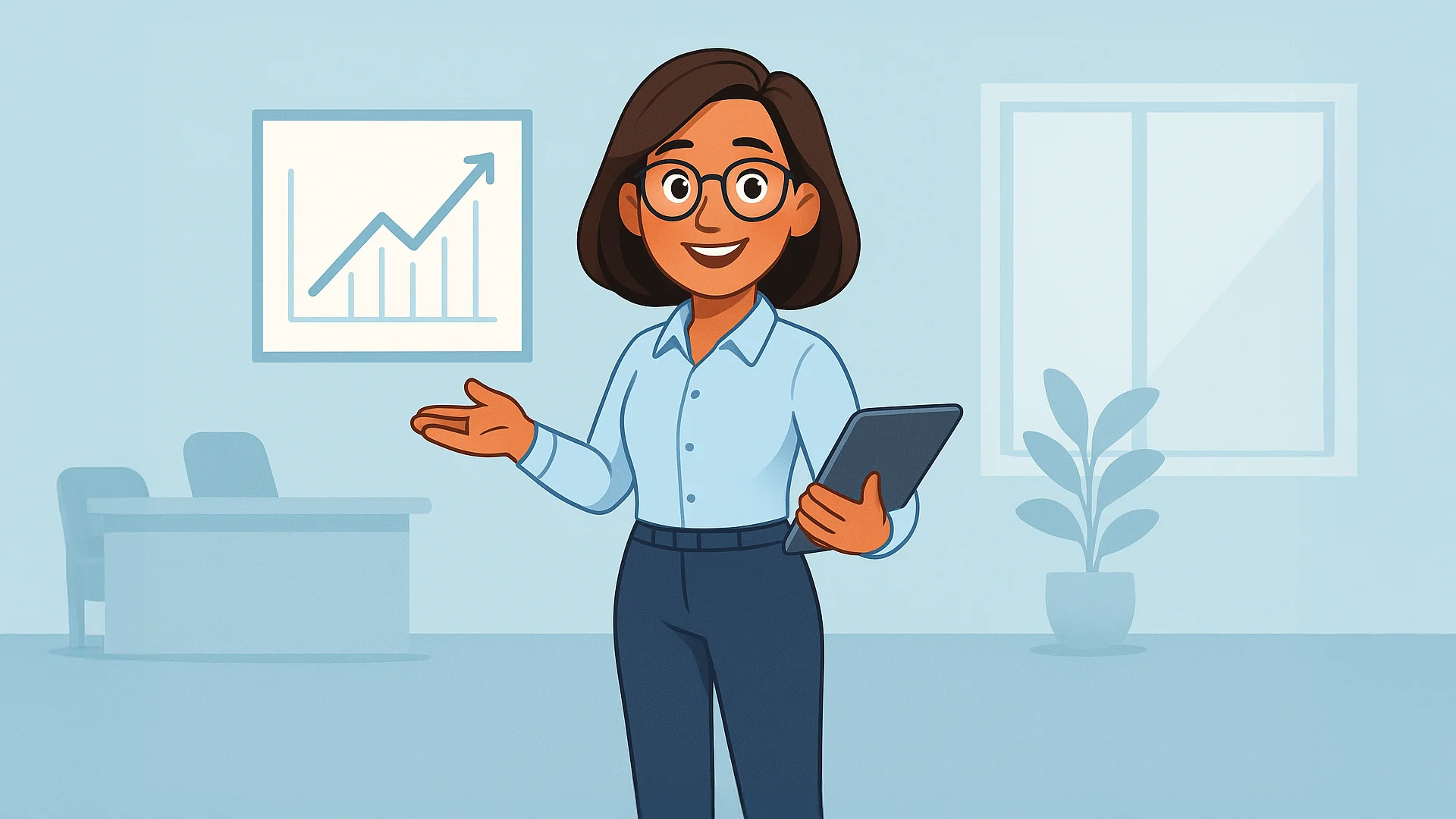 AI Cartoon character Corporate Cartoon