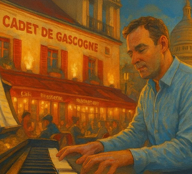 AI Music Creation Au Cadet de Gascogne French song