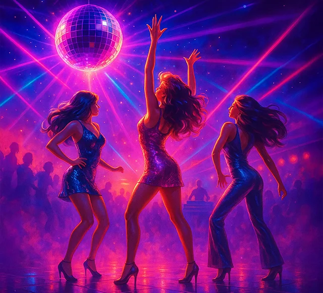 AI Music creation Disco song
