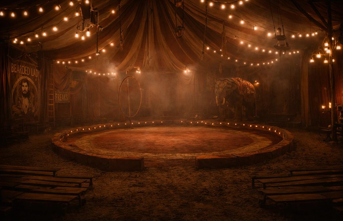 Wonder Circus Decor: Main Stage Wonder Circus Decor: Main Stage